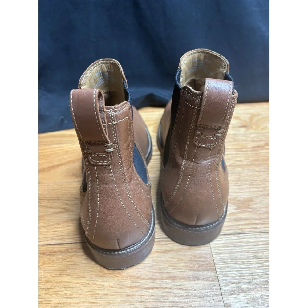 Cole Haan Dress Chelsea Leather Boots C31815 Brown Mens Size 9.5 Mens Casual